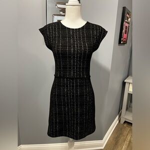PRE-OWNED ZARA TEXTURED SHORT DRESS SIZE MEDIUM